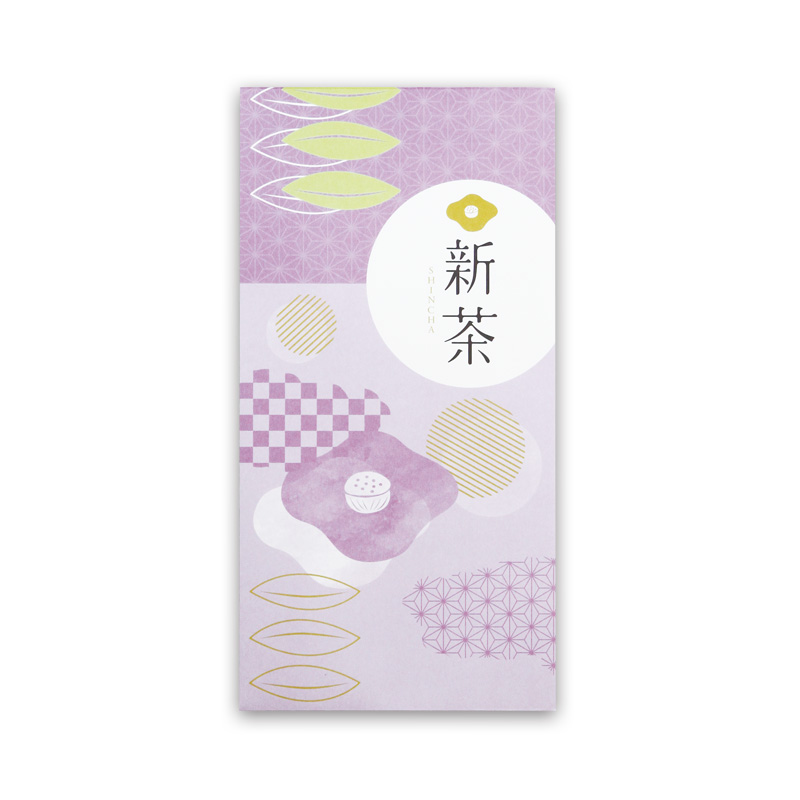封筒型パック 京椿〈紫〉100g